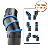 Dust Right Ready-Mount Dust Fitting, 4'' Articulating Port
