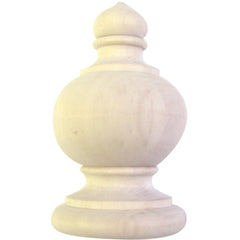 Large Maple Traditional Half Finial (2052-M)