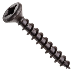 Centerline #6 x 1'' Flat Head Square X Wood Screws, Lube Finished, 100-Pack