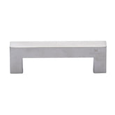 4-3/8'' Square Stainless Steel Cabinet Pull, Satin Stainless