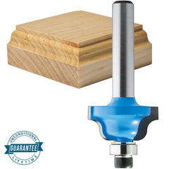 Rockler Miniature Roman Ogee Router Bit - 13/16" Dia x 3/8" H x 1/4" Shank