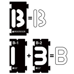 Rockler Interlock Signmaker's Template Kit, State Park Font, 1-1/2''H