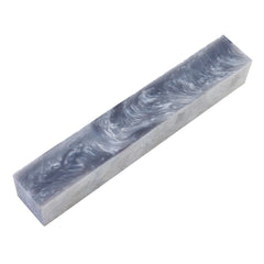 Crushed Silver Inlace Acrylester Pen Blank