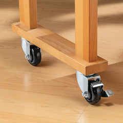 3'' Non-Marking Polyolefin Caster Set, 250-lbs./Caster, (2 Swivel, 2 Swivel w/Brake)