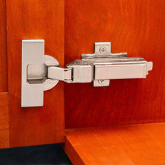 Full Kit Grass Tiomos Soft-Close Hinges (Pair) for Frameless, 110°, 5/16'' Overlay
