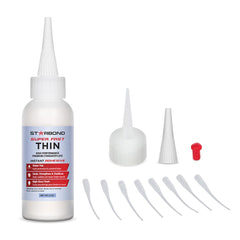 Starbond Super Fast Clear CA Glue, Thin Viscosity, 2 oz.