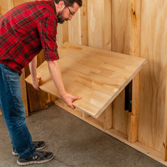Butcher Block Worktop, 26''L x 20''D x 1-1/2'' Thick