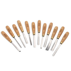 Carving By Numbers Comprehensive Carving Tool Collection, 12-Piece plus Canvas Tool Roll