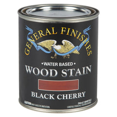 General Finishes Water Based Wood Stain, Black Cherry, Pint