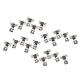 Blum® 38N355B.08 Compact 1/2'' Overlay 105° Hinges with Blumotion, 20-Pack