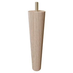 6'' Tapered Turned Leg with Semi-Gloss Finish, Hard Maple