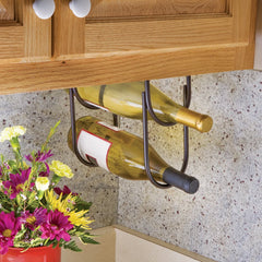 Double Bottle Rack, Brass (3250BR)