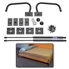 Twin-Size Deluxe Murphy Bed Hardware Kit, Horizontal