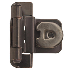 3/8'' Inset Double Demountable Cabinet Hinges, Oil-Rubbed Bronze