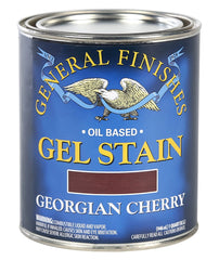 General Finishes Gel Stain, Georgian Cherry, Quart