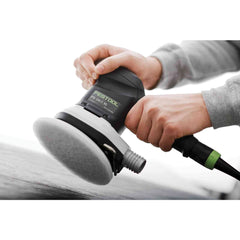 Festool 5'' White Vlies D125 StickFix Polishing Pads for Oil Finishing, 10-Pack (496511)