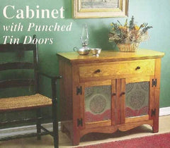 Cabinet with Punched Tin Doors Downloadable Plan