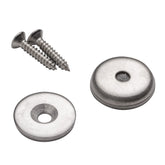 Flat-Mount Stainless Steel Magnetic Catch, 20 lb. Hold