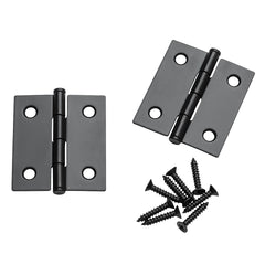 Flat-tipped Butt Hinges, 2'' L x 1-3/4'' W, Polished Brass