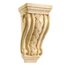 Rubberwood Basket Weave Corbel (1989)