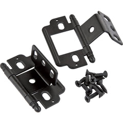 Flat Black, Ball Tip, Partial Wrap-Around Hinge
