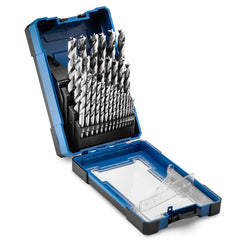 Rockler Imperial Brad-Point Drill Bit Set with Case, 29-Piece