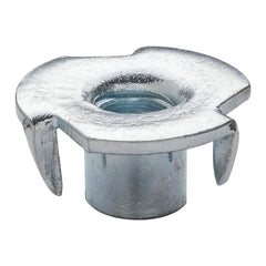 1/4"-20 3-Prong T-Nuts, 8-Pack