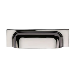 8-3/4'' Industrial Cabinet Bin Pull, Polished Nickel