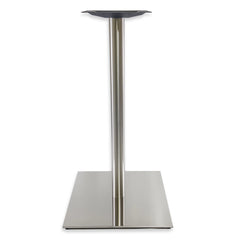 Verona 17'' Square Stainless Steel Table Base, Table Height