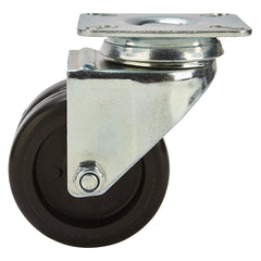 2'' 180-lb. Dual-Wheel Non-Marking Polyolefin Caster, Swivel