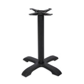 Arc 3''W x 24''W Cast Iron Table Base, End Style, Table Height