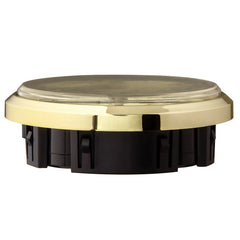 3" Clock Face - Ivory/Blk Arabic/Gold