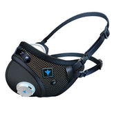 RZ M3 Multi-Strap Mesh Face Mask, Black (M/L/XL)