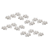 Blum® 173H7100 CLIP Top Frameless Mounting Plates, 20-Pack