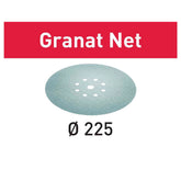 80-Grit 9'' Festool Granat NET D225 Abrasive Discs, 25-Pack (203312)
