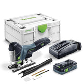 Festool PSC 420 EB Barrel-Grip Cordless Carvex Jigsaw, 4.0Ah Kit (576527)