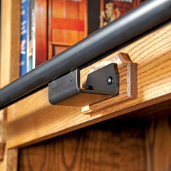 Rockler Ladder Hardware Track 6', Black Finish