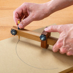 Rockler Easy-to-Grip Low-Profile Knob, Female, 1/4''-20 Threads
