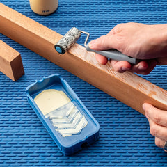 Rockler Mini Glue Roller with Silicone Tray