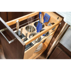 Base Cabinet Pullout Knife/Utensil Base Organizer Blumotion Soft-Close - 11 in.