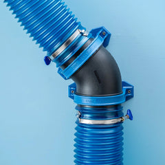Dust Right Ready-Mount 4'' 45 degree Elbow