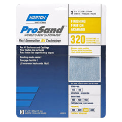 80-Grit Norton ProSand Sandpaper, 3-Pack