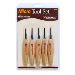 FlexCut® MT930 3mm Mixed Profile Micro Carving Tool Set