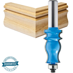 Rockler French Traditional Router Bit - 1-1/2" Dia x 1-11/16" H x 1/2" Shank