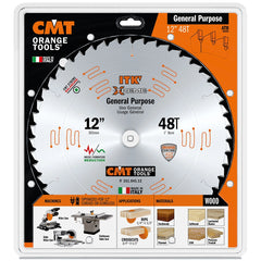 CMT ITK Extreme General-Purpose Blade, 12'' x 48T x 1'' Bore