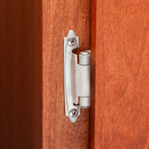 3/8" Inset Surface Mount Hinges - Brass - pair