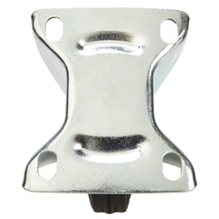 4'' 155-lb. Steel-Hub Rubber Caster, Rigid