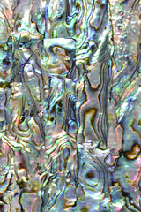 Paua Abalone Inlay Sheet, 2-3/4'' x 9-1/4'', Natural (Varied)