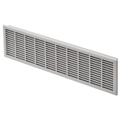 White Rectangular Vent Grill, Fits 2-3/8'' x 8-5/8'' Opening