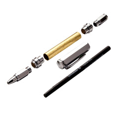 Magnetic Vertex Rollerball Pen Hardware Kit, Chrome